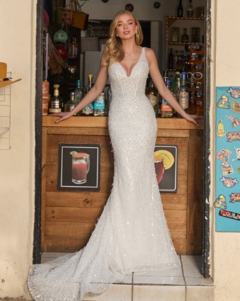 Calla Blanche Style #LA24237 Chantal #1 Ivory/Ivory thumbnail