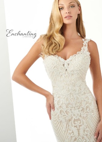 Modest by Mon Cheri Style #119120 #2 Diamond White/Oyster Pearl thumbnail