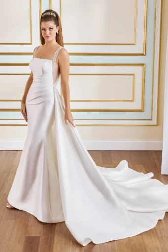 Modest by Mon Cheri Style #MT9105 #0 default Diamond White thumbnail