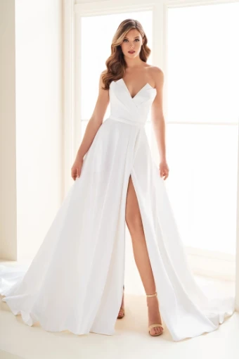 Modest by Mon Cheri Style #E1001 #0 default Diamond White thumbnail