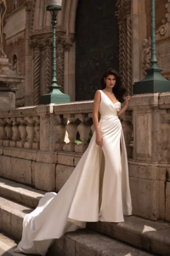 Eva Lendel Sadie Gown Only #0 default Ivory thumbnail