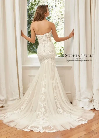 Sophia Tolli Style #Y11960 #1 Ivory/Light Champagne thumbnail