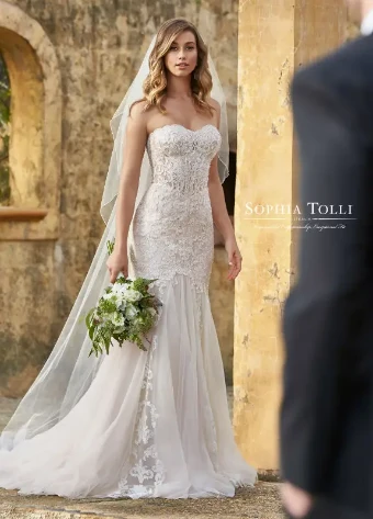 Sophia Tolli Style #Y11960 #2 default Ivory/Light Champagne thumbnail
