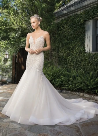 Casablanca Bridal Style #2359 #0 default Light Nude/Ivory/Silver thumbnail