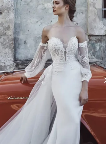 L'Amour by Calla Blanche Style #LA8229 #0 default Ivory/Light Nude thumbnail