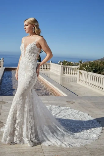 Casablanca Bridal Style #2458 #0 default IVORY/CHAMP/NUDE thumbnail