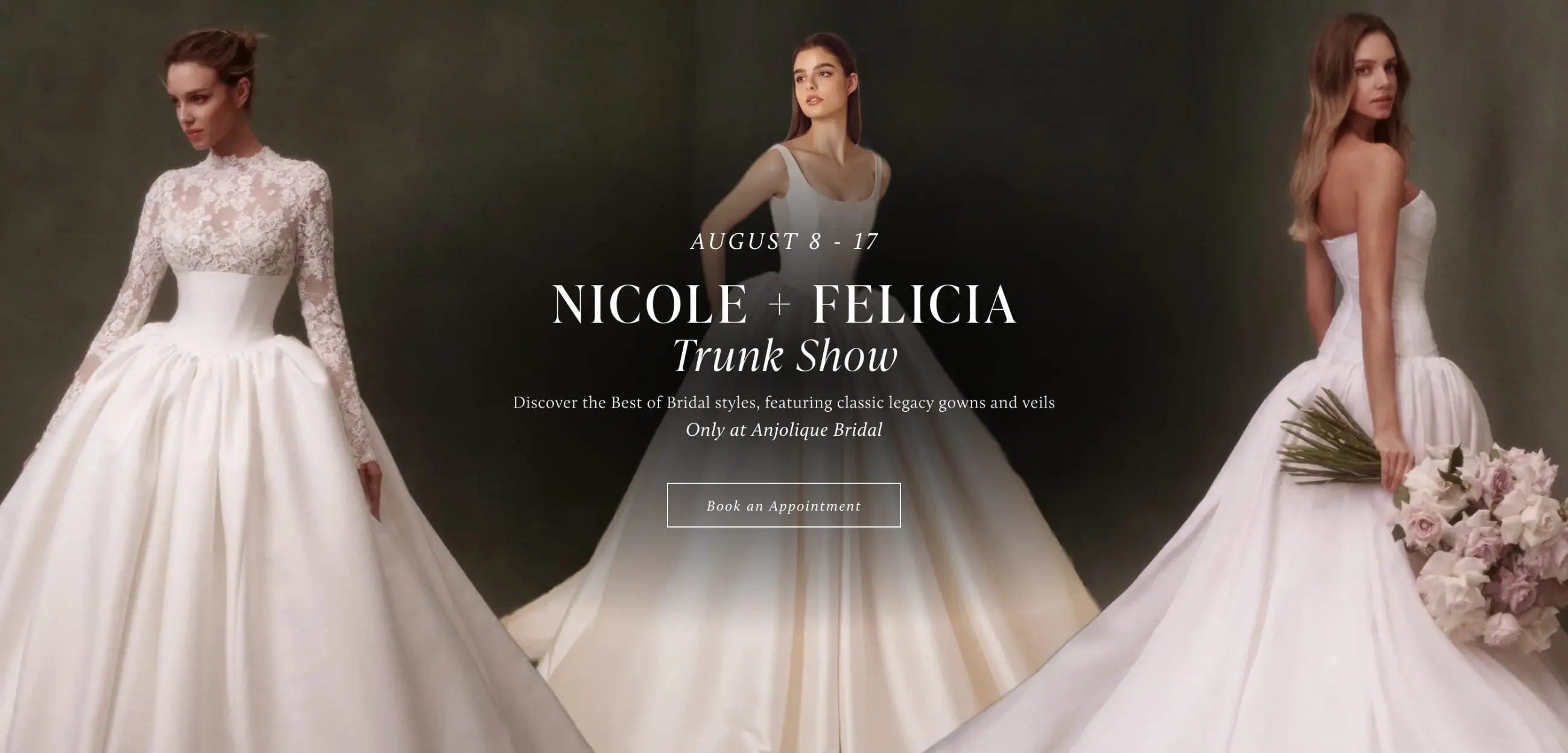 Nicole + Felicia Trunk Show Banner Desktop