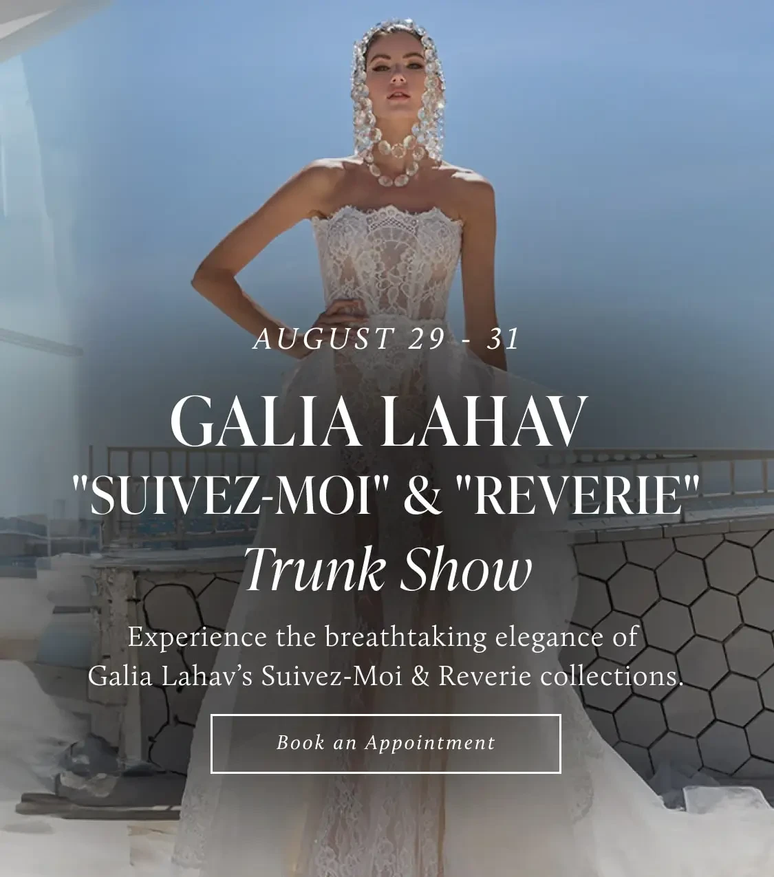 Galia Lahav Trunk Show Banner Mobile