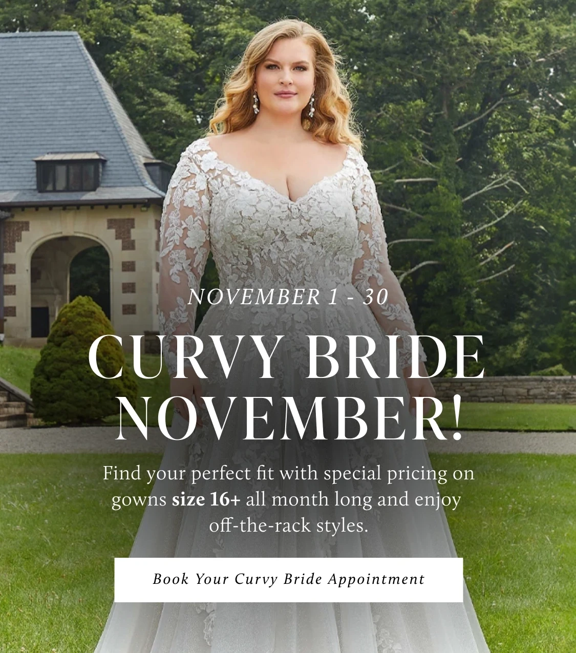 Curvy Bride November Mobile Banner