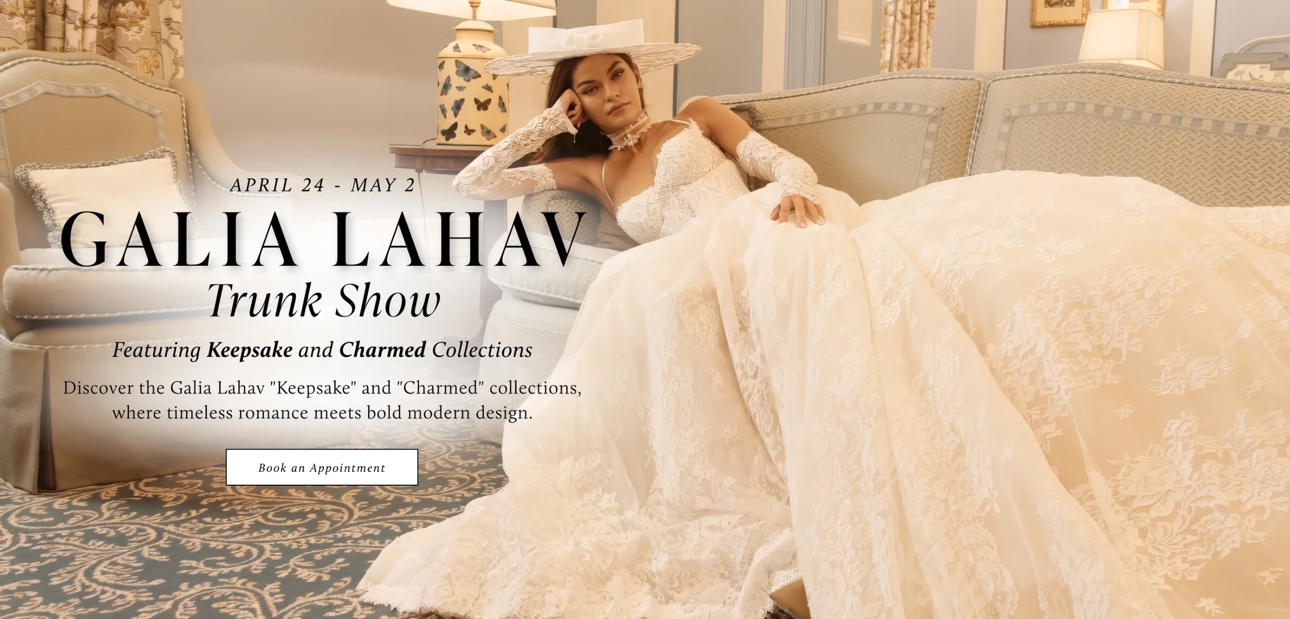 Galia Lahav Trunk Show Banner