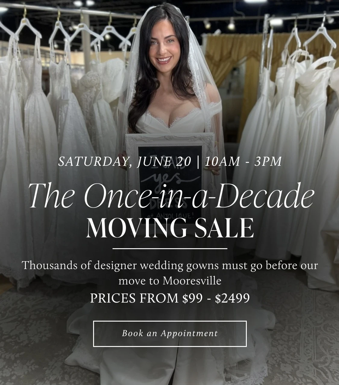 Moving Sale General Access Banner