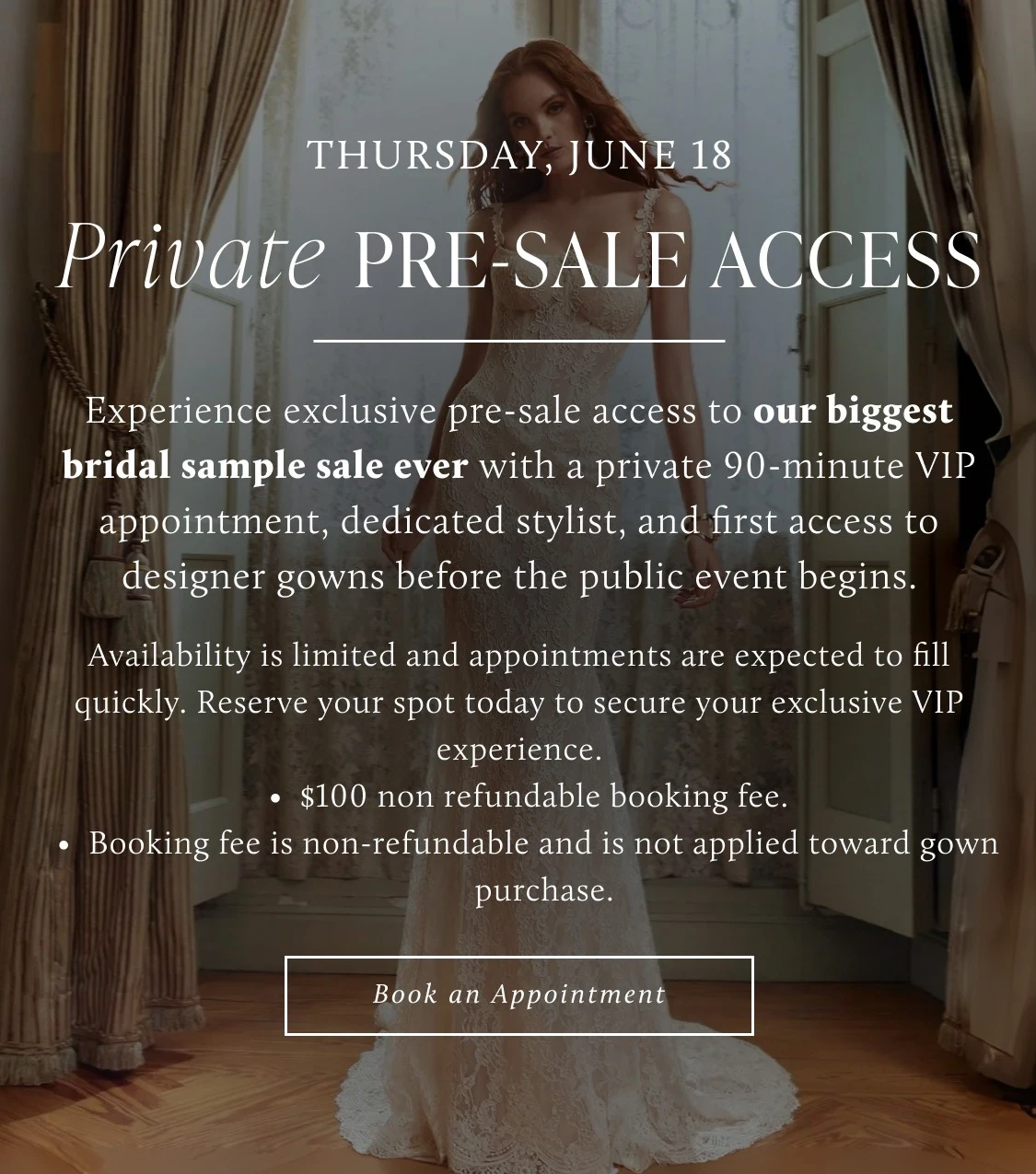 Private Pre-Sale Access Banner