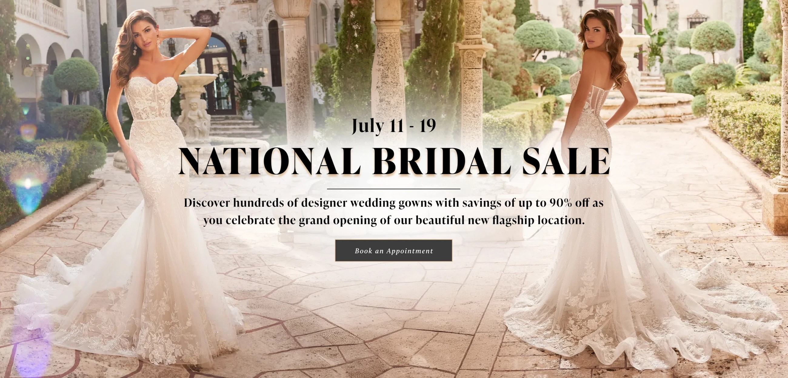 National Bridal Sale Banner
