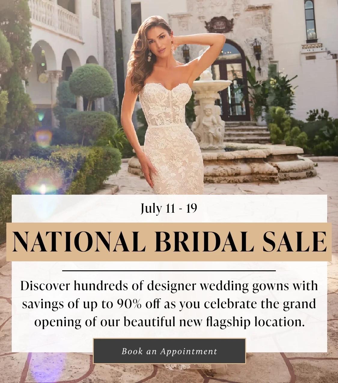 National Bridal Sale Banner