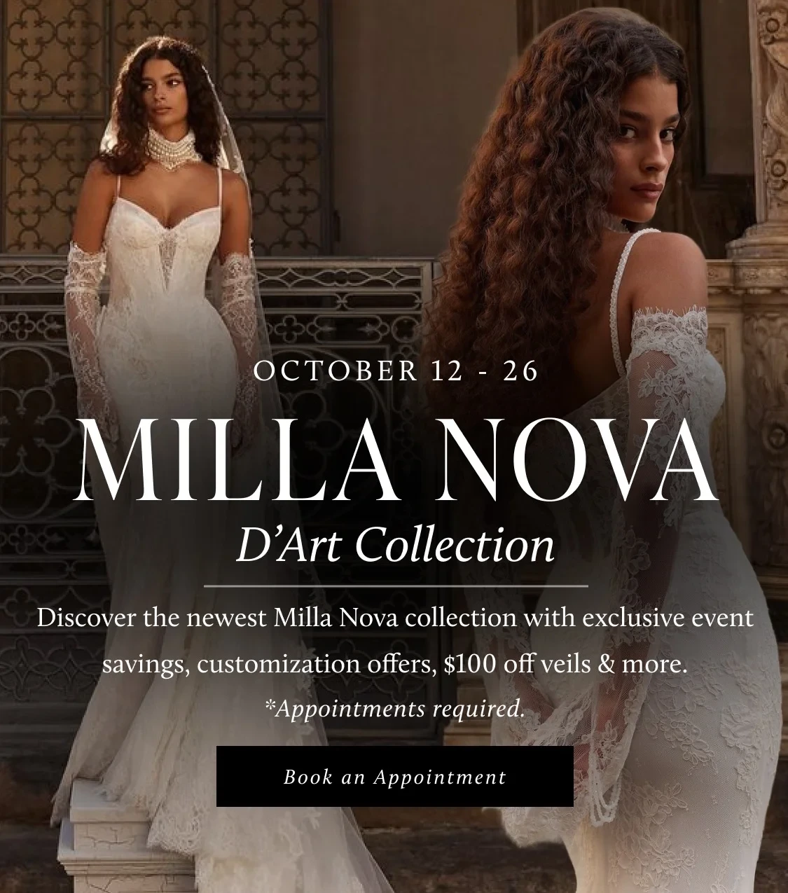 Milla Nova D'art Collection Banner