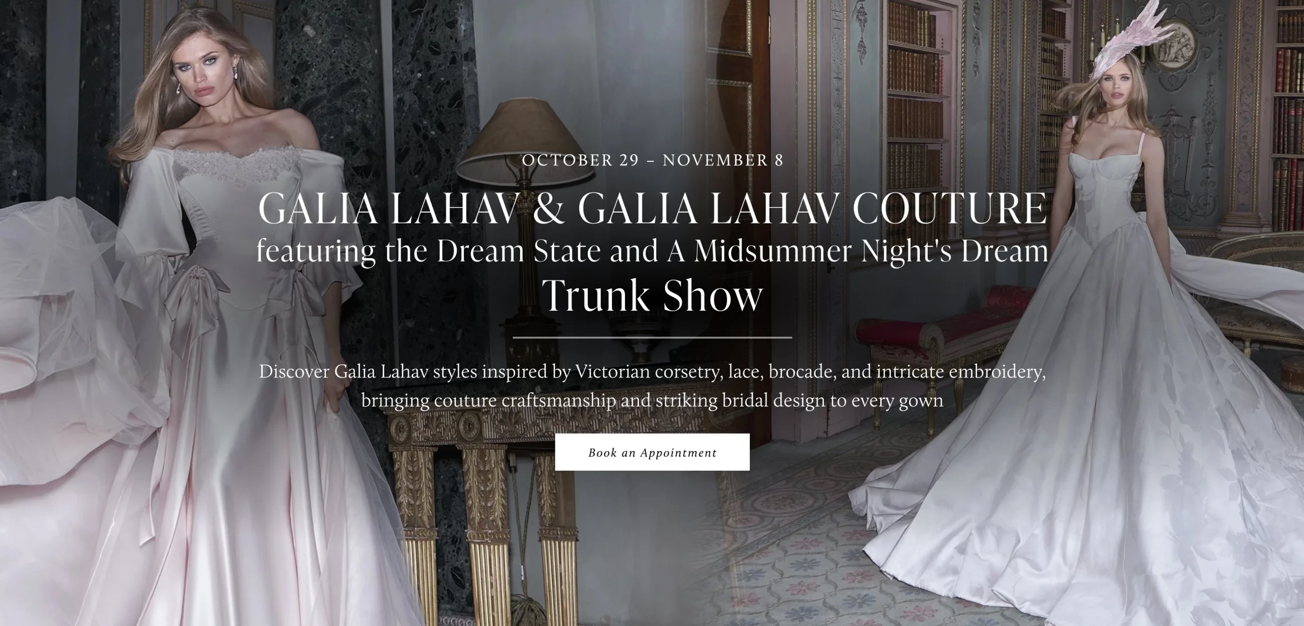 Galia Lahav Trunk Show Banner